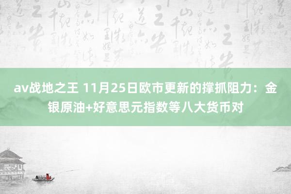 av战地之王 11月25日欧市更新的撑抓阻力：金银原油+好意思元指数等八大货币对