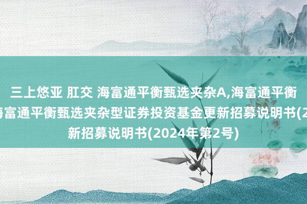 三上悠亚 肛交 海富通平衡甄选夹杂A，海富通平衡甄选夹杂C: 海富通平衡甄选夹杂型证券投资基金更新招募说明书(2024年第2号)